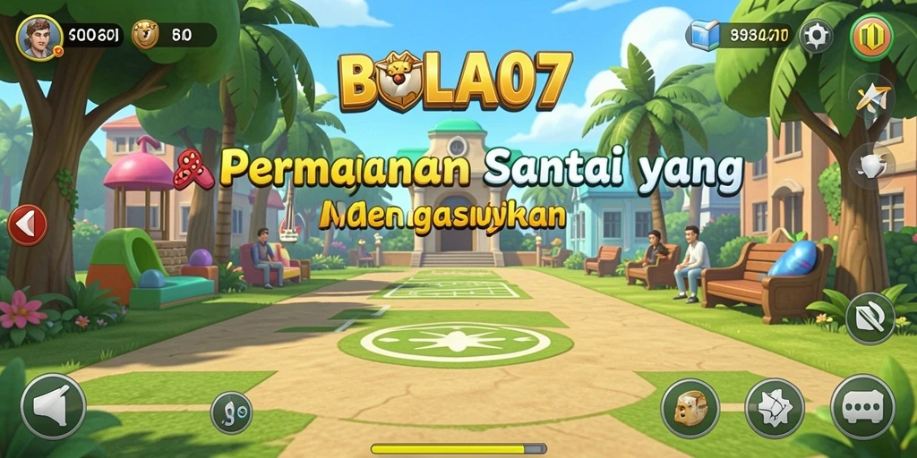 Tampilan gameplay seru dan penuh warna dari BOLA07.