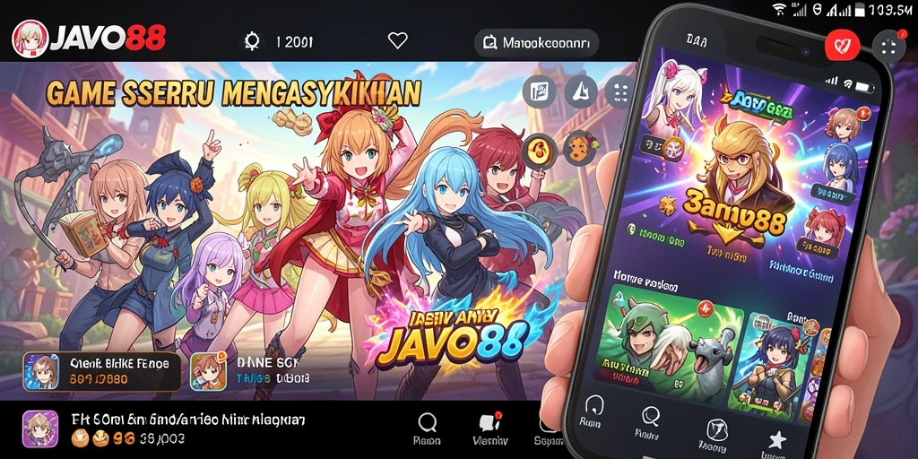 Gameplay menakjubkan di JAVO88 dengan aksi seru dan karakter anime ikonik.