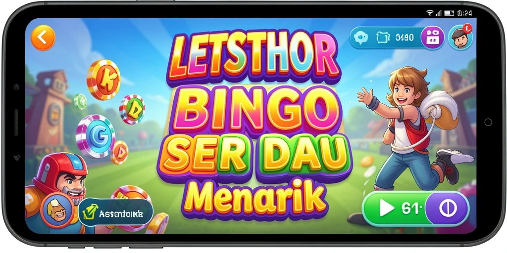 Tampilan screenshot LETSTHOR menampilkan gameplay Bingo yang seru.