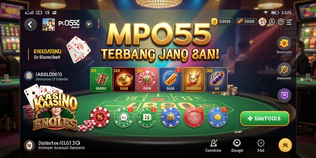 Tampilan gameplay menarik dengan grafis berkualitas tinggi di Kasino.