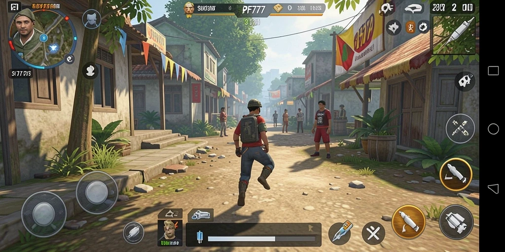 Gambaran gameplay seru dari PF777 dalam simulasi kehidupan.