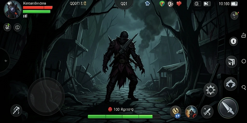Gameplay menakutkan di dunia penuh kegelapan.