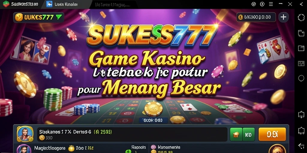 Tampilan menarik dan gameplay mendebarkan di SUKSES777.